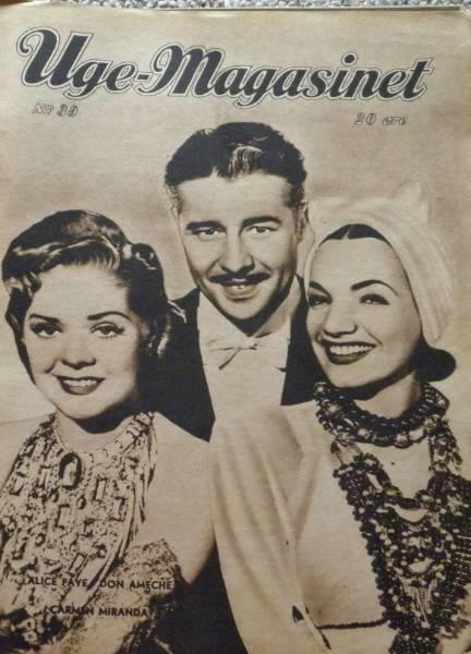 UGE-MAGASINET magazine side cover Issue 39  1942