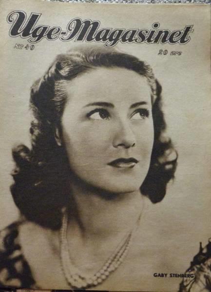 UGE-MAGASINET magazine side cover Issue 40  1942
