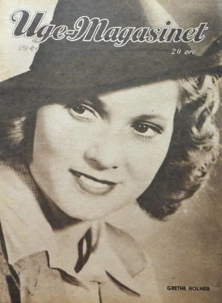 UGE-MAGASINET magazine side cover Issue 41  1942