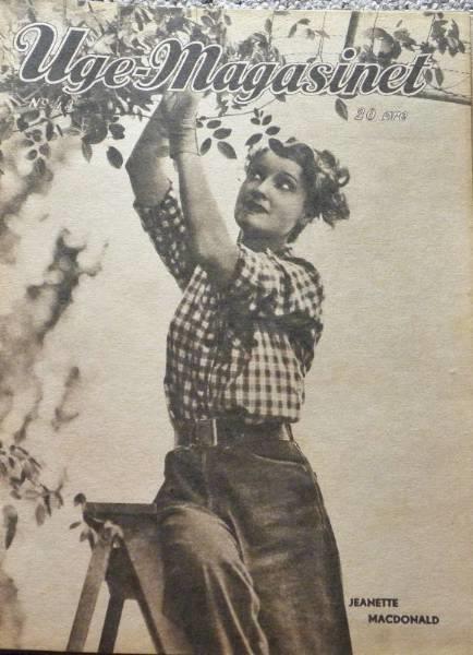 UGE-MAGASINET magazine side cover Issue 43  1942