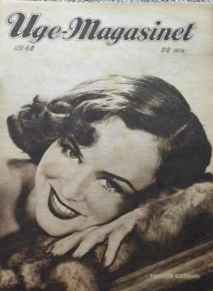 UGE-MAGASINET magazine side cover Issue 48  1942