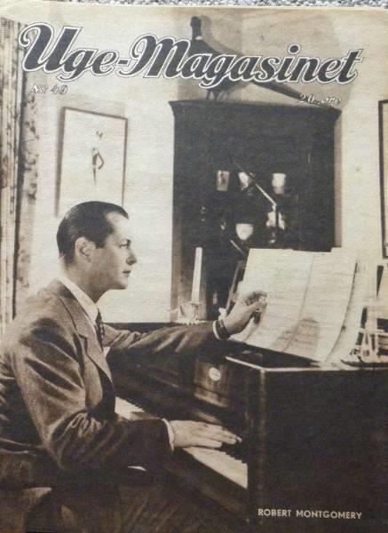 UGE-MAGASINET magazine side cover Issue 49  1942