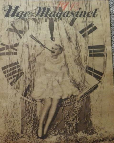 UGE-MAGASINET magazine side cover Issue 1  1943