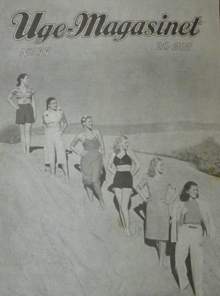 UGE-MAGASINET magazine side cover Issue 33  1946
