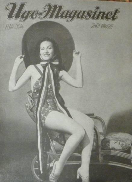 UGE-MAGASINET magazine side cover Issue 34  1946