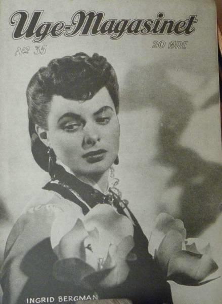 UGE-MAGASINET magazine side cover Issue 35  1946