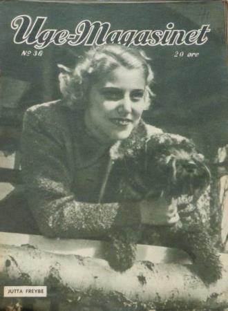 UGE-MAGASINET magazine side cover Issue 36  1949