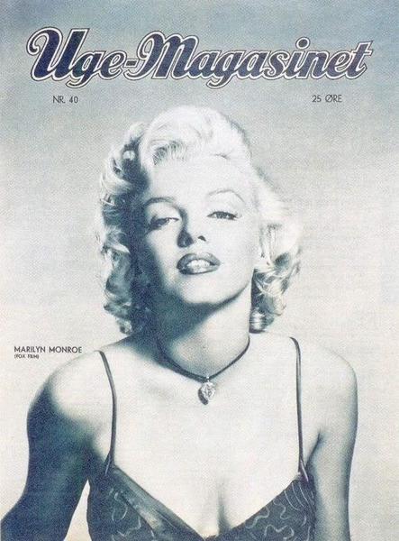 UGE-MAGASINET magazine side cover Issue 40 October 1954