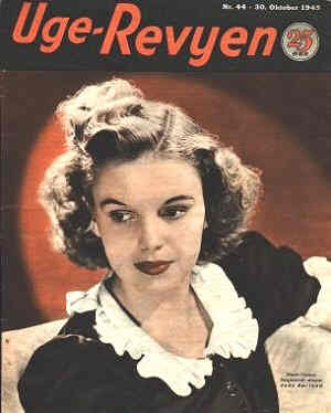UGE-REVYEN magazine side cover Issue 44 30 October 1945