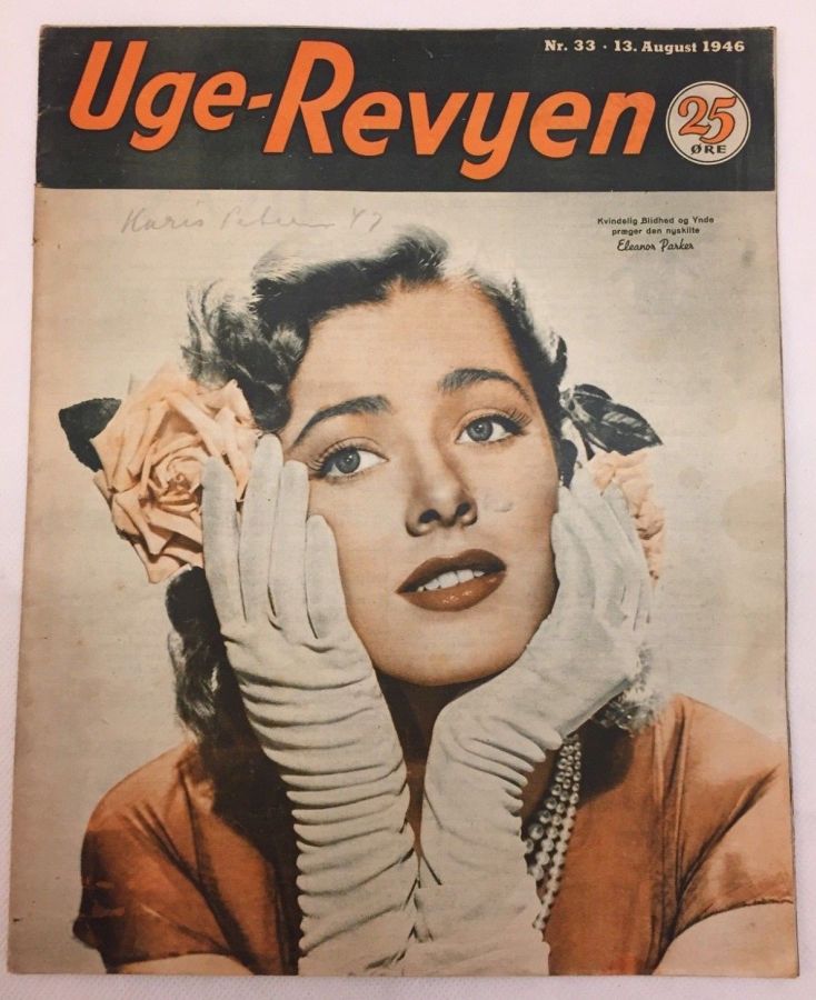 UGE-REVYEN magazine side cover Issue 33 13 August 1946