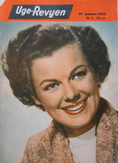 UGE-REVYEN magazine side cover Issue 4 27 January 1953