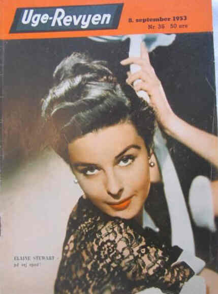 UGE-REVYEN magazine side cover Issue 36 8 September 1953