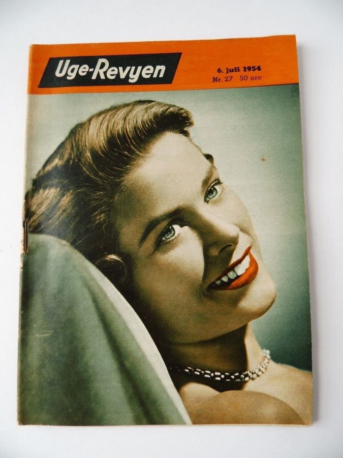 UGE-REVYEN magazine side cover Issue 27 6 July 1954