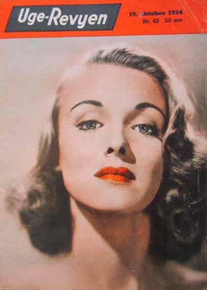 UGE-REVYEN magazine side cover Issue 42 19 October 1954