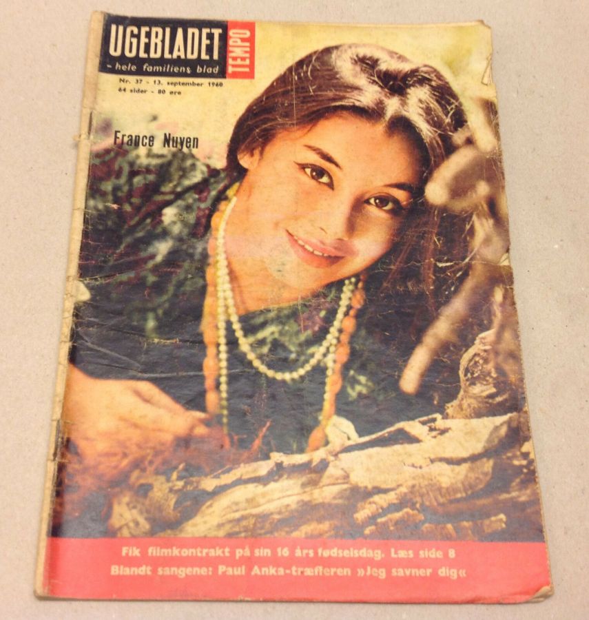 TEMPO (Dk) magazine side cover Issue 37 13 September 1960