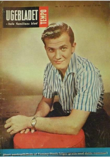 TEMPO (Dk) magazine side cover Issue 3 21 January 1958