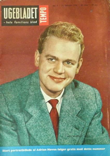 TEMPO (Dk) magazine side cover Issue 7  February 1958