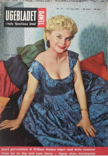 TEMPO (Dk) magazine side cover 13 May 1958
