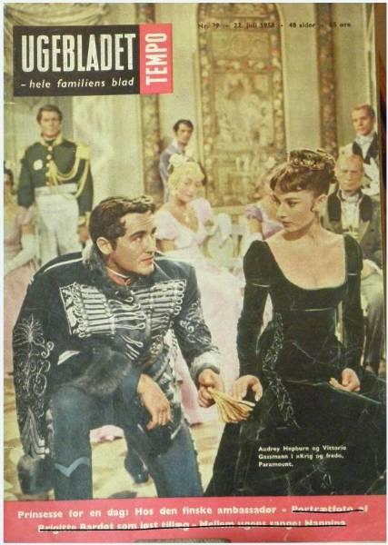 TEMPO (Dk) magazine side cover Issue 29 22 July 1958