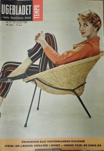 TEMPO (Dk) magazine side cover Issue 2 13 January 1959