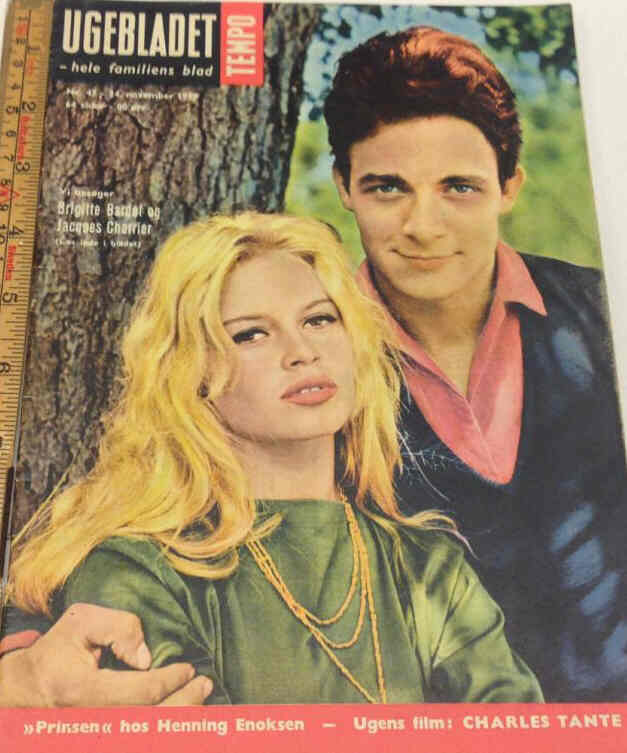 TEMPO (Dk) magazine side cover Issue 47 24 November 1959