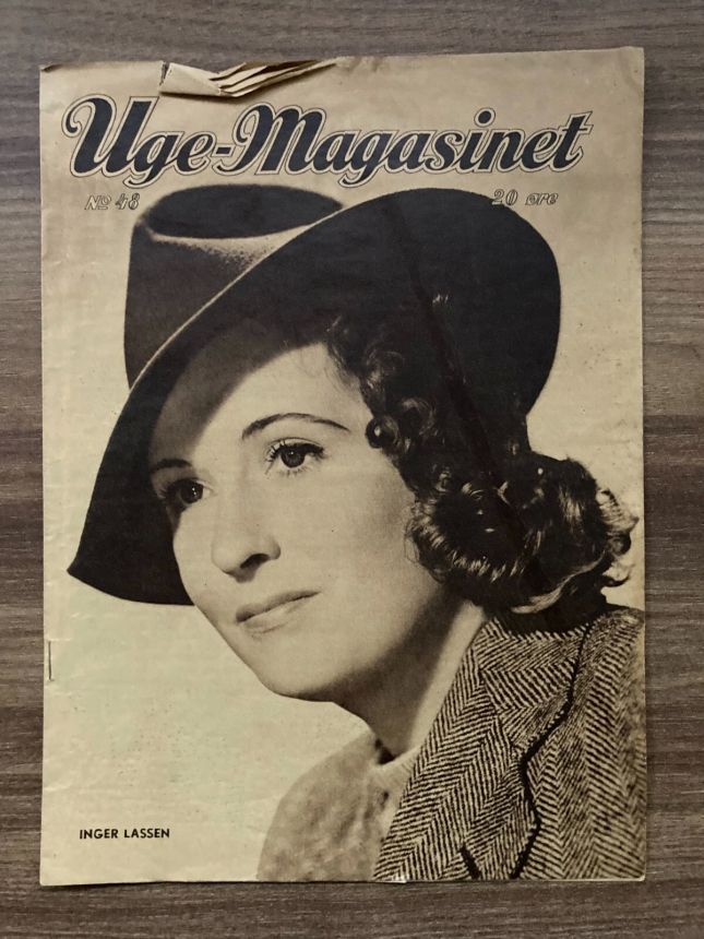 UGE-MAGASINET magazine side cover Issue 48 30 November 1941