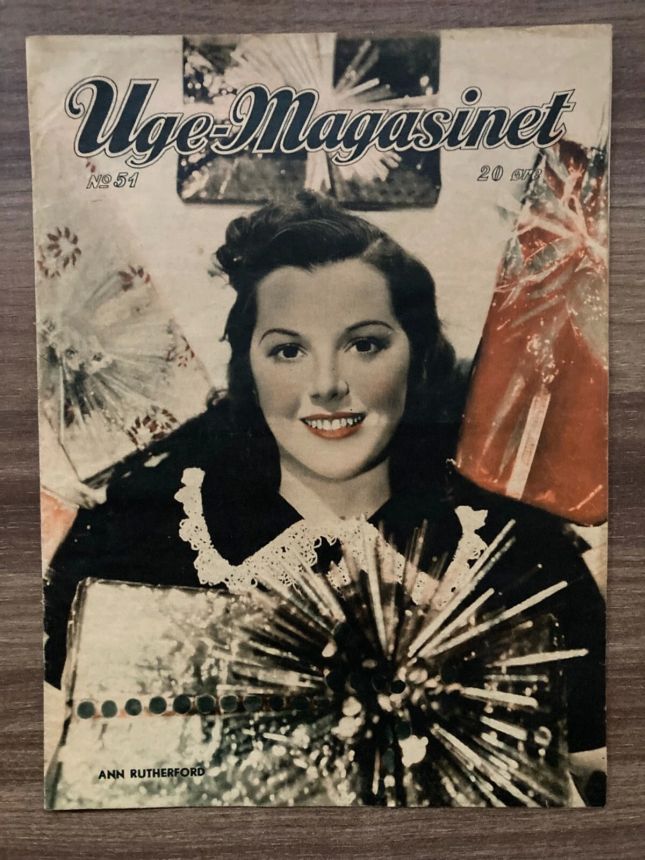 UGE-MAGASINET magazine side cover Issue 51 21 December 1941