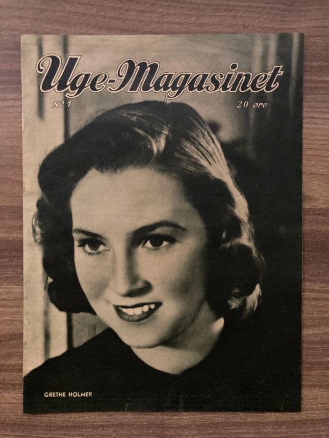 UGE-MAGASINET magazine side cover Issue 1 4 January 1942