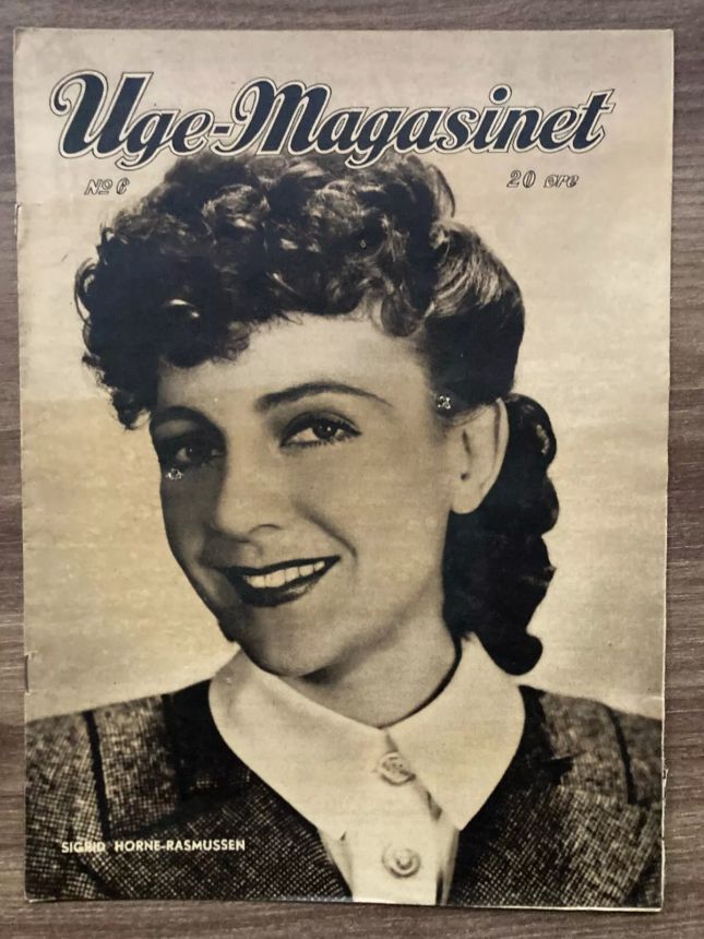 UGE-MAGASINET magazine side cover Issue 6 8 February 1942