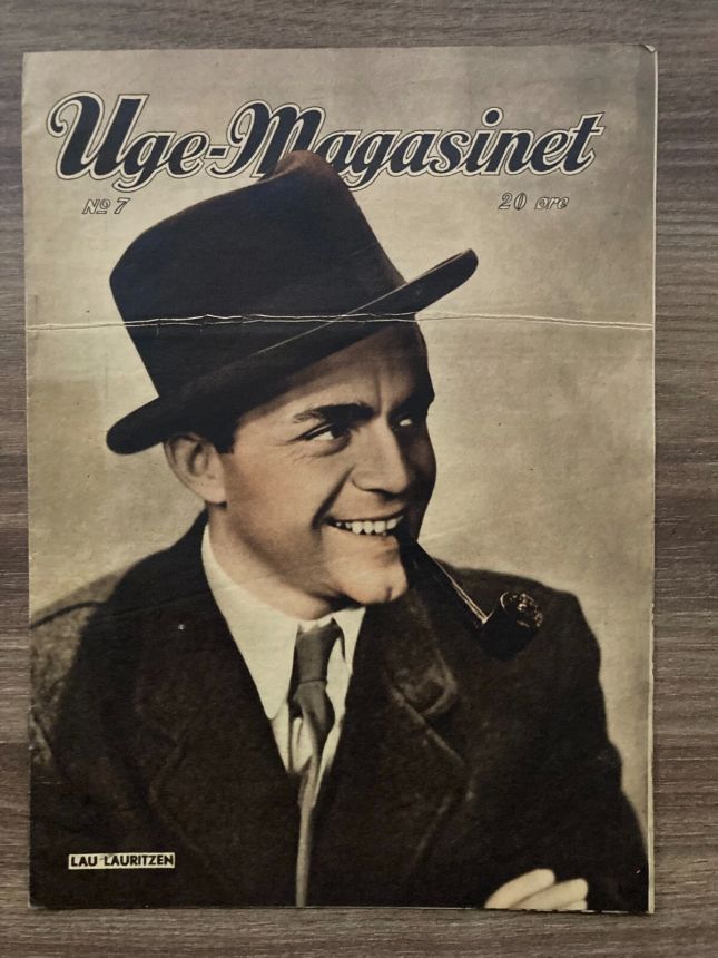 UGE-MAGASINET magazine side cover Issue 7 15 February 1942