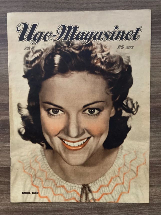 UGE-MAGASINET magazine side cover Issue 8 22 February 1942