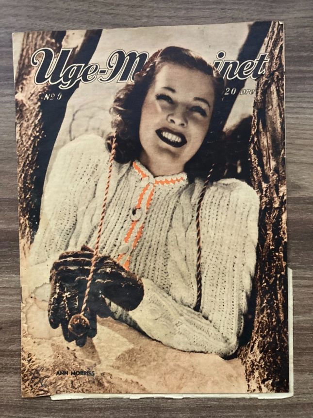 UGE-MAGASINET magazine side cover Issue 9 1 March 1942
