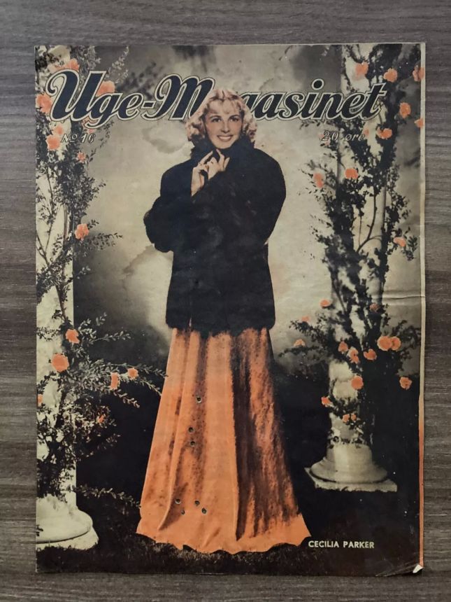 UGE-MAGASINET magazine side cover Issue 16 19 April 1942