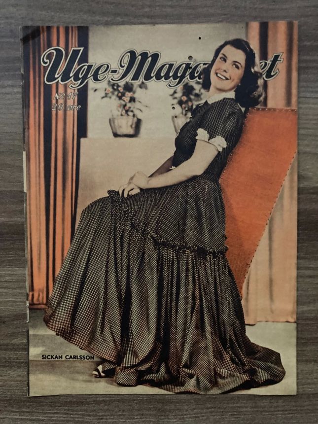 UGE-MAGASINET magazine side cover Issue 17 26 April 1942