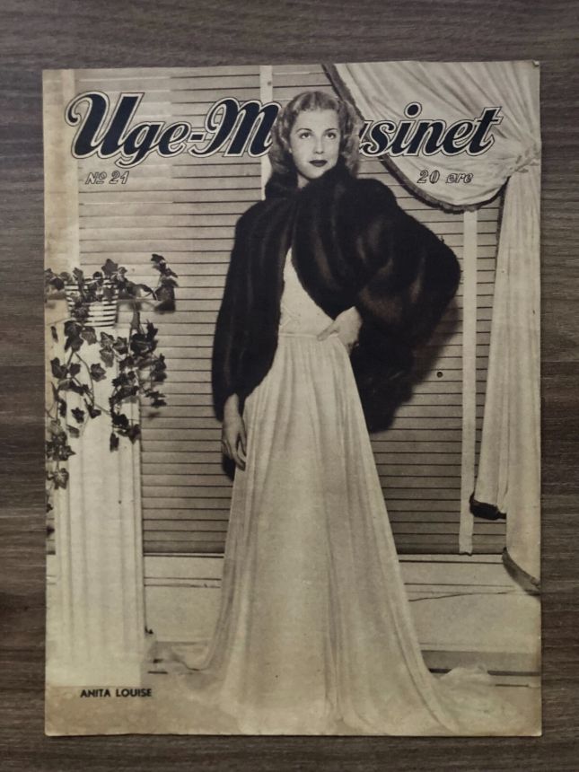 UGE-MAGASINET magazine side cover Issue 21 24 May 1942