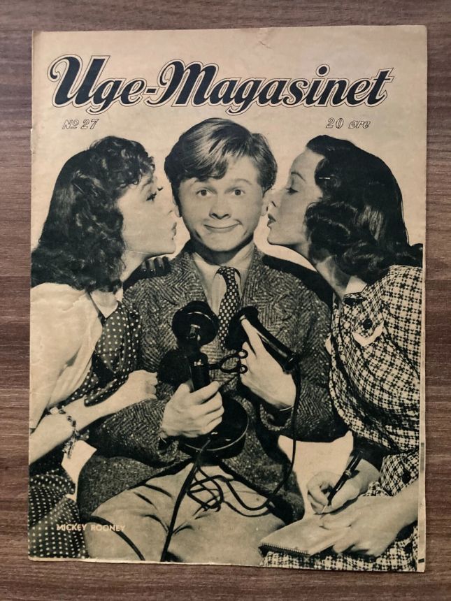 UGE-MAGASINET magazine side cover Issue 27 5 July 1942