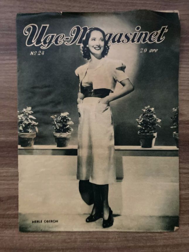 UGE-MAGASINET magazine side cover Issue 28 12 July 1942