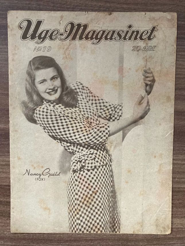UGE-MAGASINET magazine side cover Issue 19 12 May 1949
