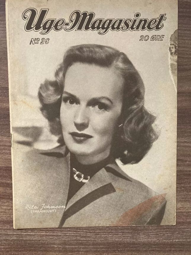 UGE-MAGASINET magazine side cover Issue 28 14 July 1949