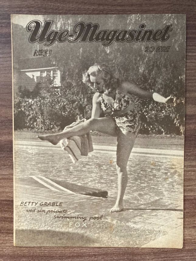UGE-MAGASINET magazine side cover Issue 31 4 August 1949