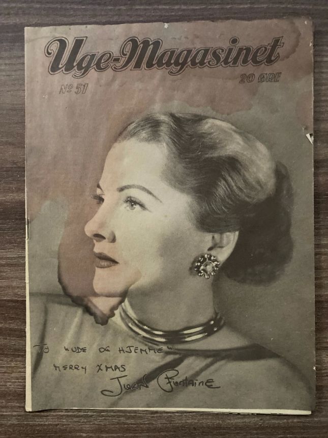 UGE-MAGASINET magazine side cover Issue 51 22 December 1950