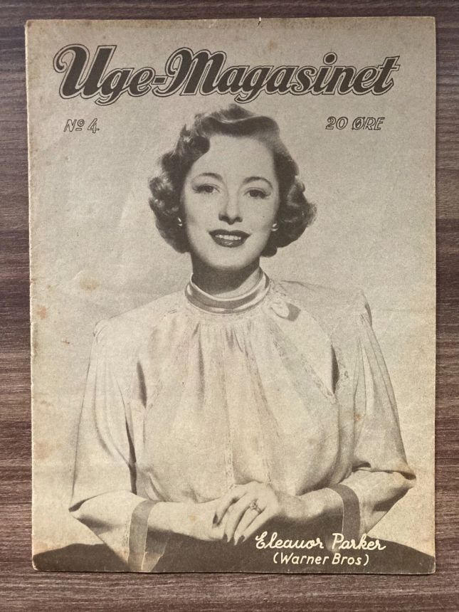 UGE-MAGASINET magazine side cover Issue 4 26 January 1951