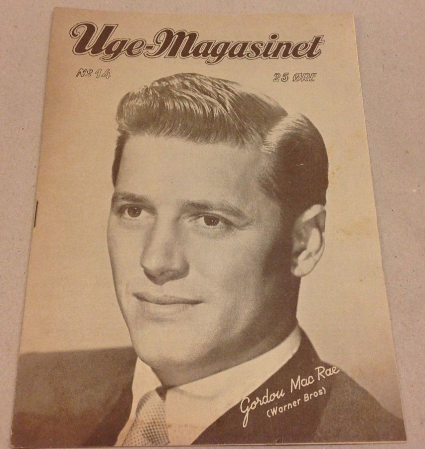 UGE-MAGASINET magazine side cover Issue 14  1951