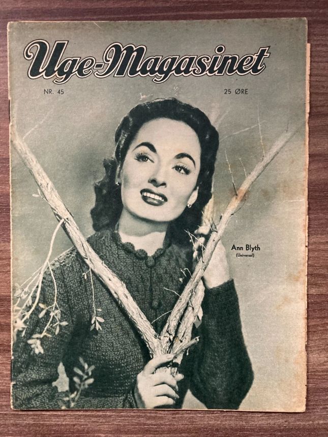 UGE-MAGASINET magazine side cover Issue 45 6 November 1952