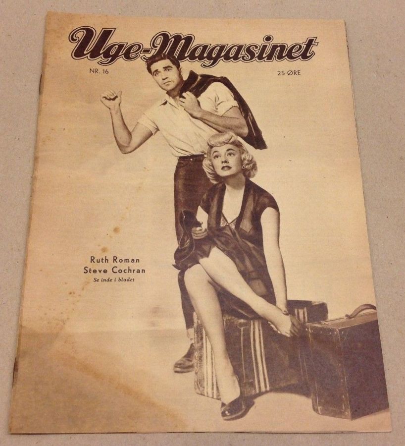 UGE-MAGASINET magazine side cover Issue 16  1952