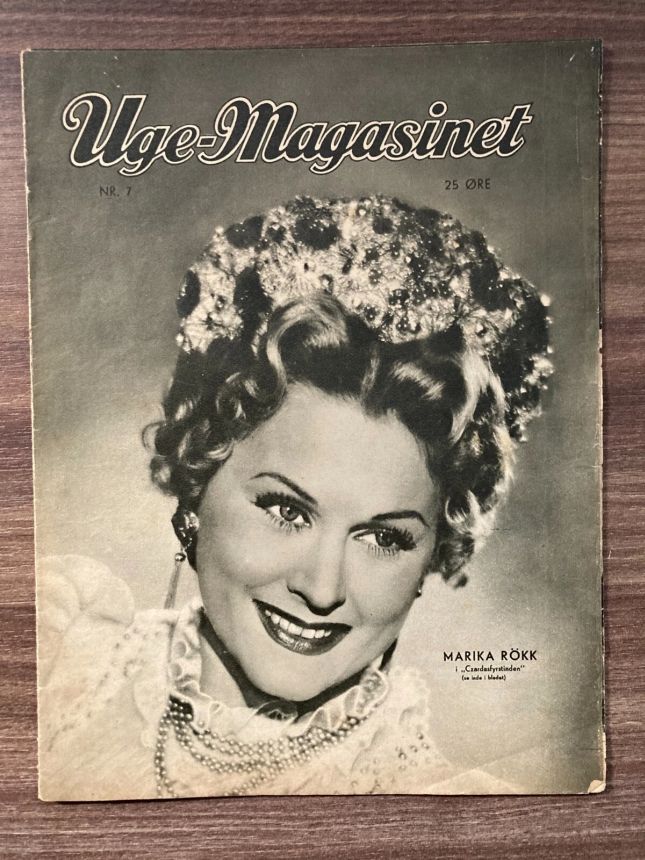 UGE-MAGASINET magazine side cover Issue 7 12 February 1953
