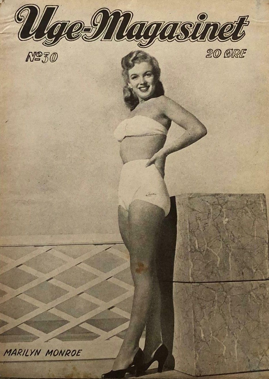 UGE-MAGASINET magazine side cover Issue 30  June 1949