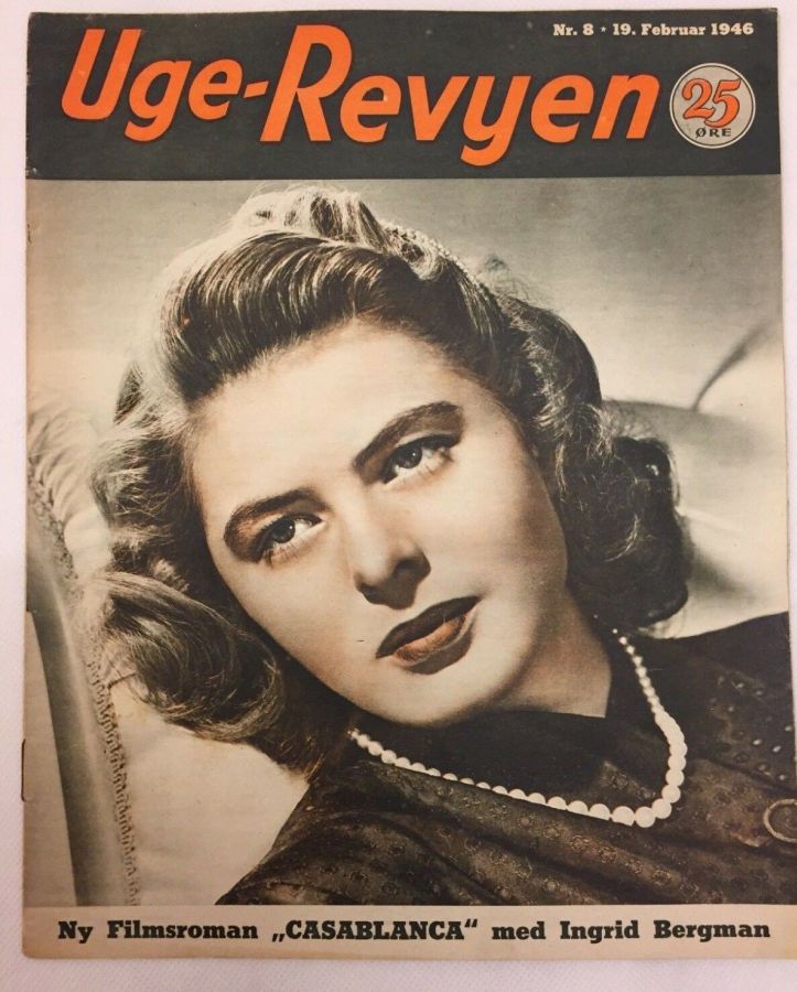 UGE-REVYEN magazine side cover Issue 8 19 February 1946