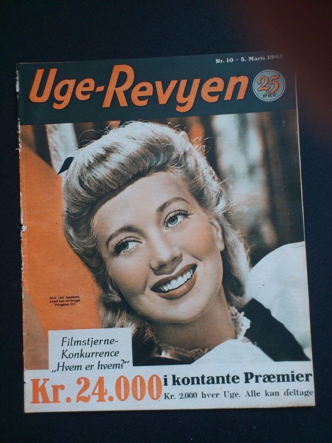 UGE-REVYEN magazine side cover Issue 10 5 March 1946