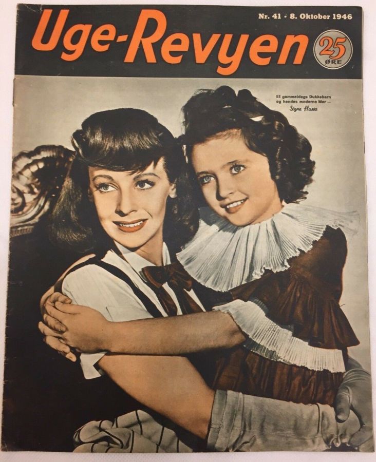 UGE-REVYEN magazine side cover Issue 41 8 October 1946